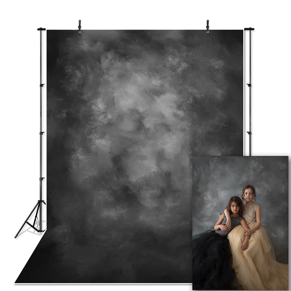 Photography Backdrop Stand Kit - 写真、単色、クラシックポートレート、写真撮影、背景装飾、赤ちゃん、子供のための抽象的なテクスチャ古いマスターの背景