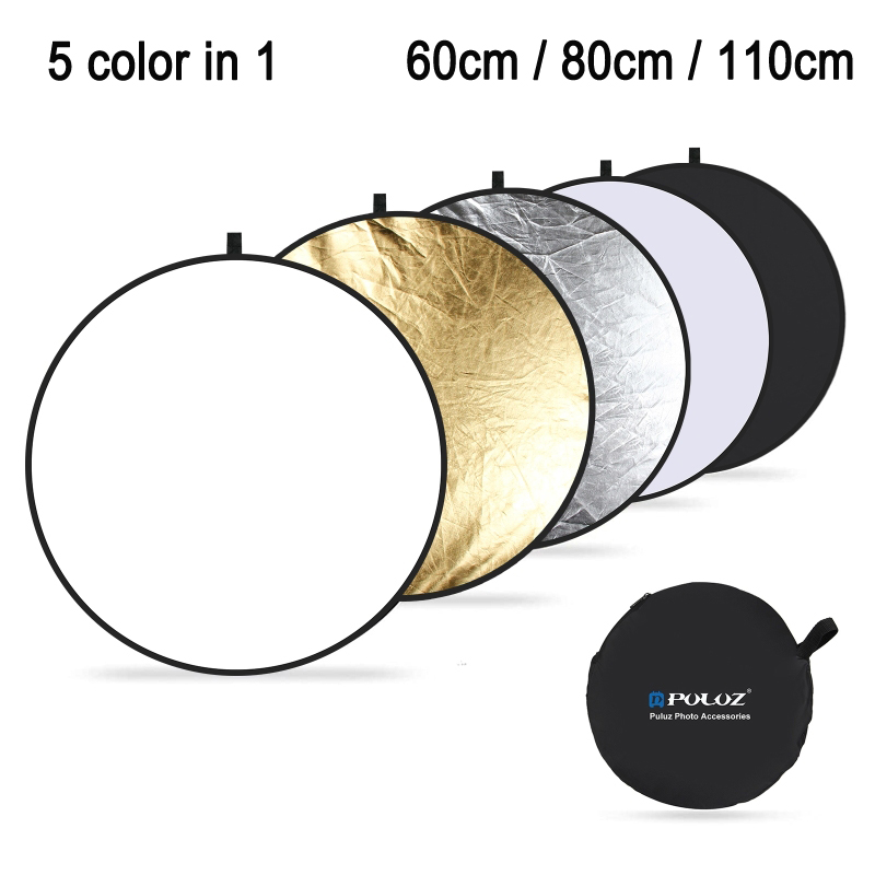 Reflector 5 In 1 110Cm - PULUZ 5 色 1 写真撮影用リフレクターボード 60
