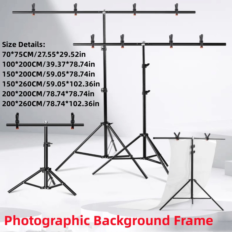 Photography Backdrop Stand Kit - RP04 背景スタンド 写真撮影 ビデオ撮影 スタジオ 背景スタンド