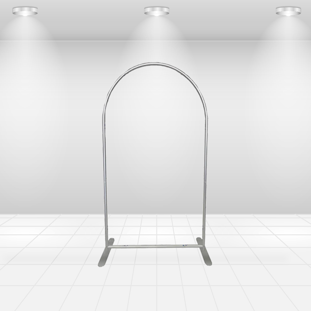 Photography Backdrop Stand Kit - バルーンアーチスタンドフレーム、フラワーアーチ、フォトブース背景カバースタンド、誕生日、結婚式、イベント、パーティーの装飾用ラウンド背景