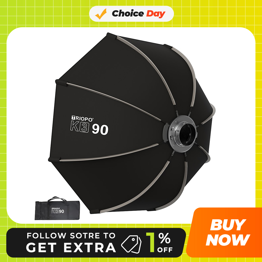 Softbox 120Cm Octagon - TRIOPO K3シリーズ 55cm 65cm 90cm 120cm