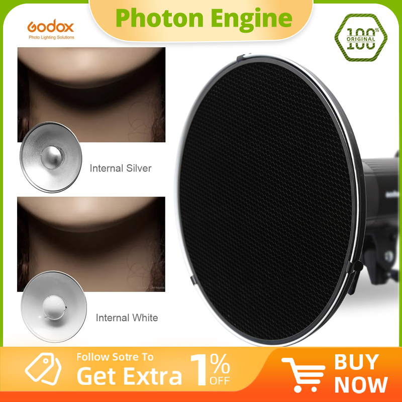 Beauty Dish 55Cm Studio - ゴドックス 55cm 22インチ スタジオ シルバー ビューティーディッシュ