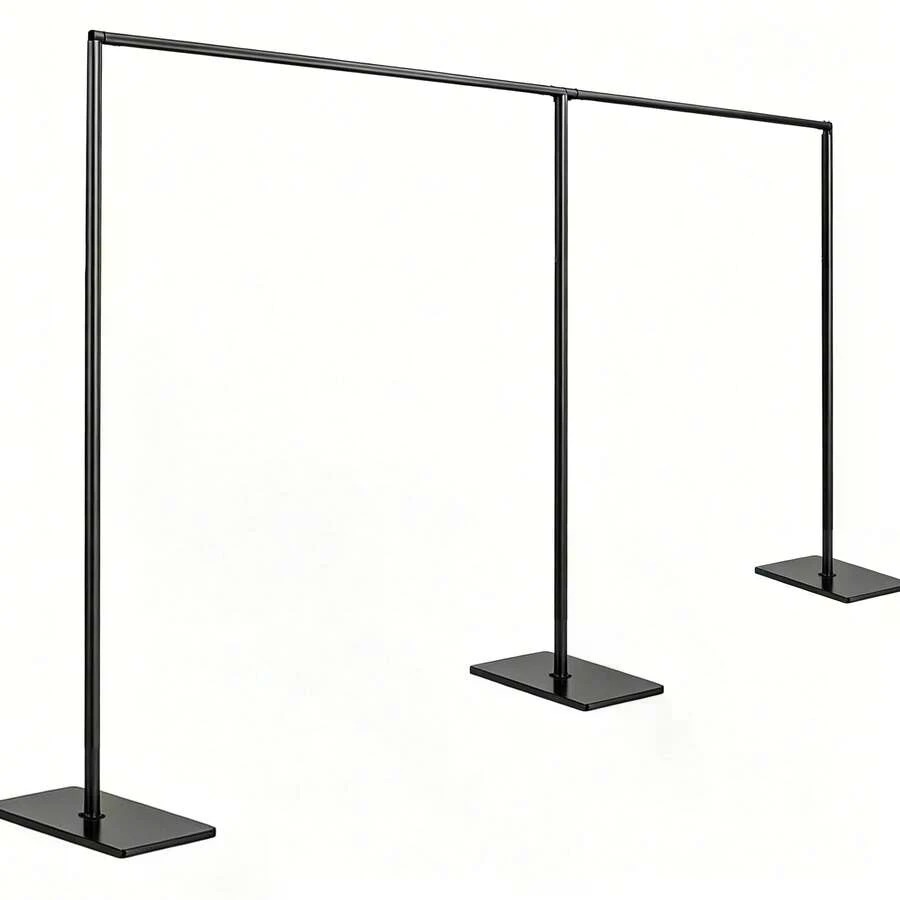 Photography Backdrop Stand Kit - 10フィート×20フィートのウェディングアーチ＆背景スタンド。写真撮影、パーティー、ビデオ撮影、イベント装飾用の、頑丈で調整可能な背景サポートシステムキット。