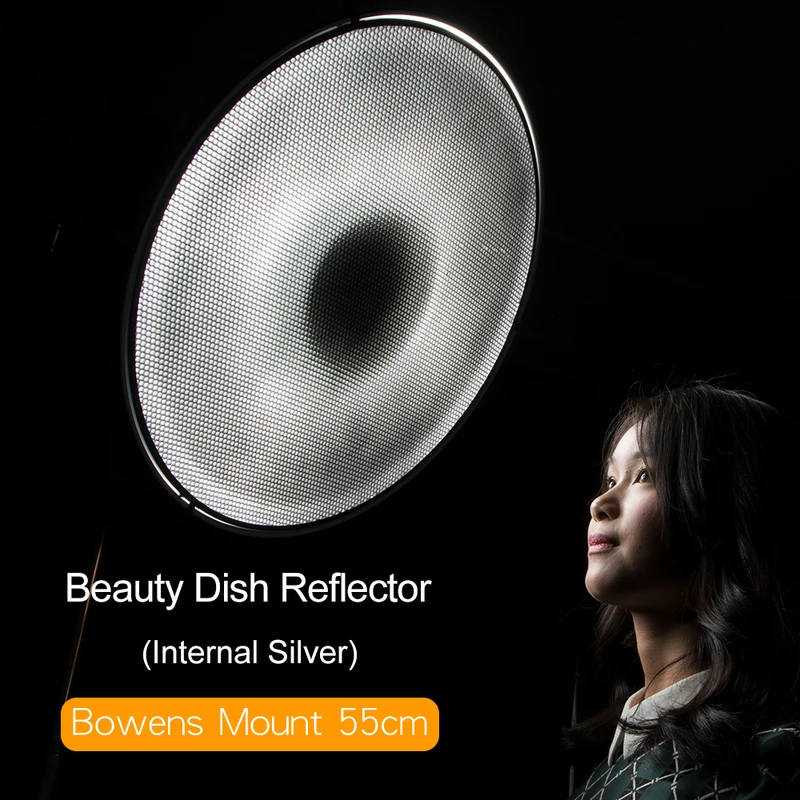 55cm 22 スタジオ シルバー ビューティーディッシュ  - Beauty Dish 55Cm Studio のレビューと価格