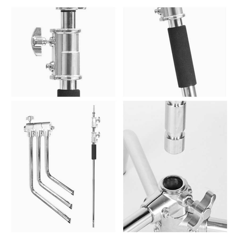 Selens 3M ステンレス製ヘビーデューティーCスタンド - Studio Light Stand 3M Heavy Duty のレビューと価格