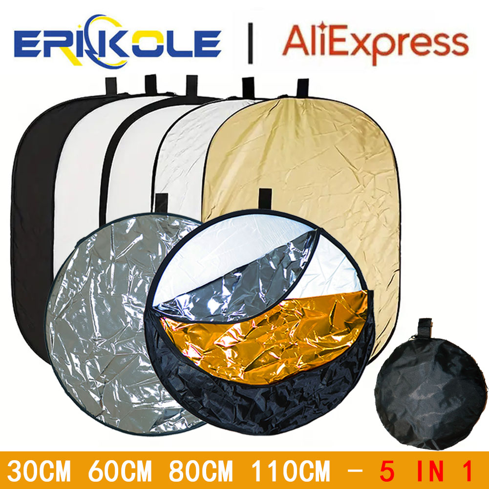 ERIKOLE 5-in-1 写真用リフレクターキット -  - Reflector 5 In 1 110Cm のレビューと価格