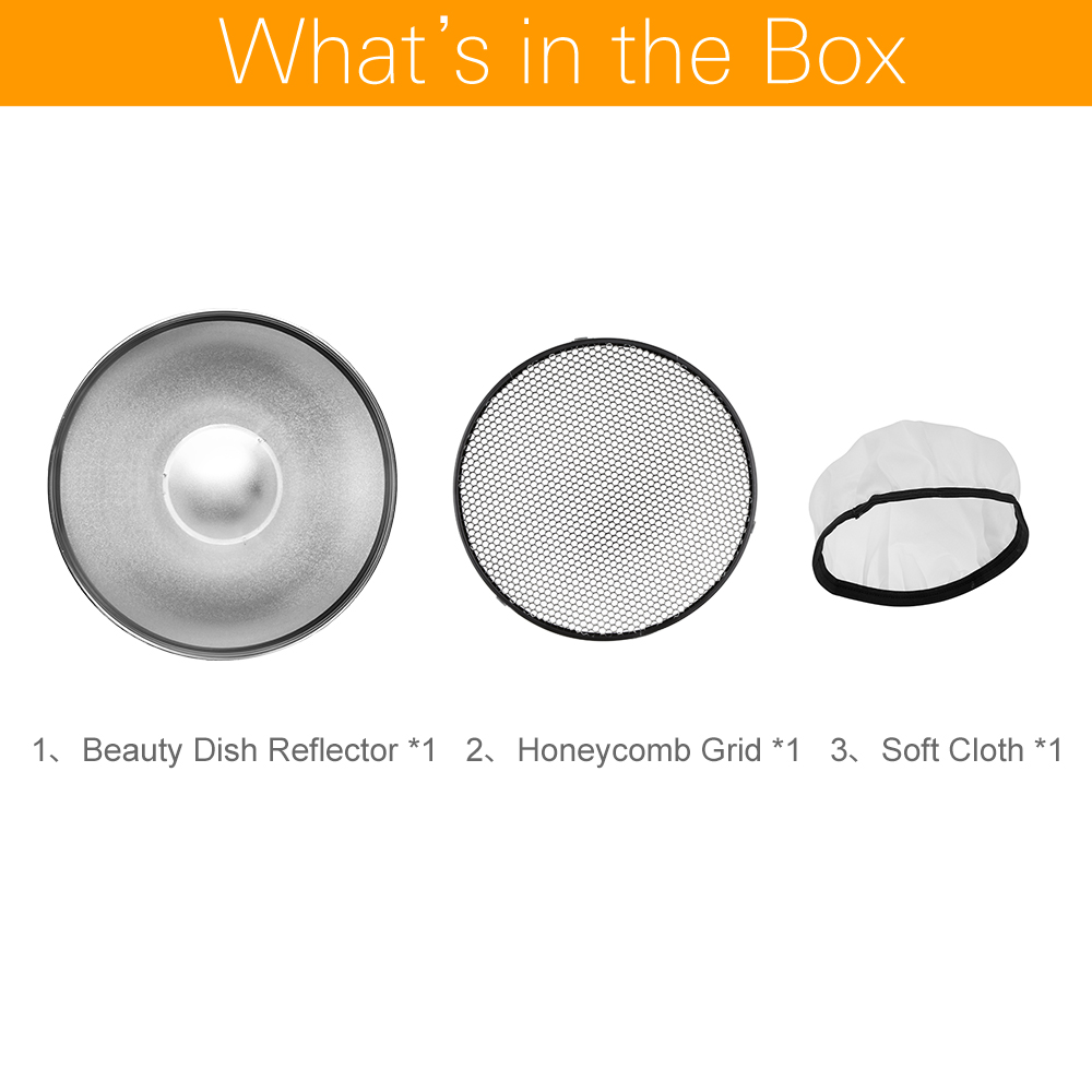 55cm 22インチ スタジオ シルバー ビューティー ディ - Beauty Dish 55Cm Studio のレビューと価格