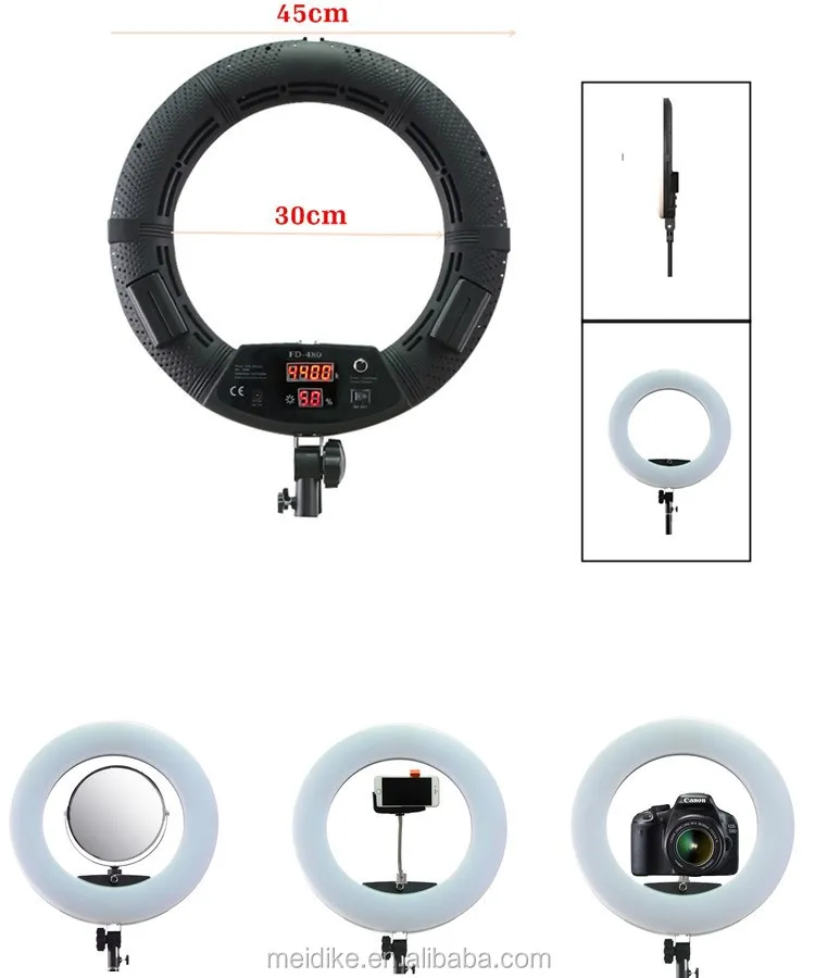 【2026】CHKJ FD-480II リングランプ写真撮影 - Ring Light 18 Inch Studio のレビューと価格