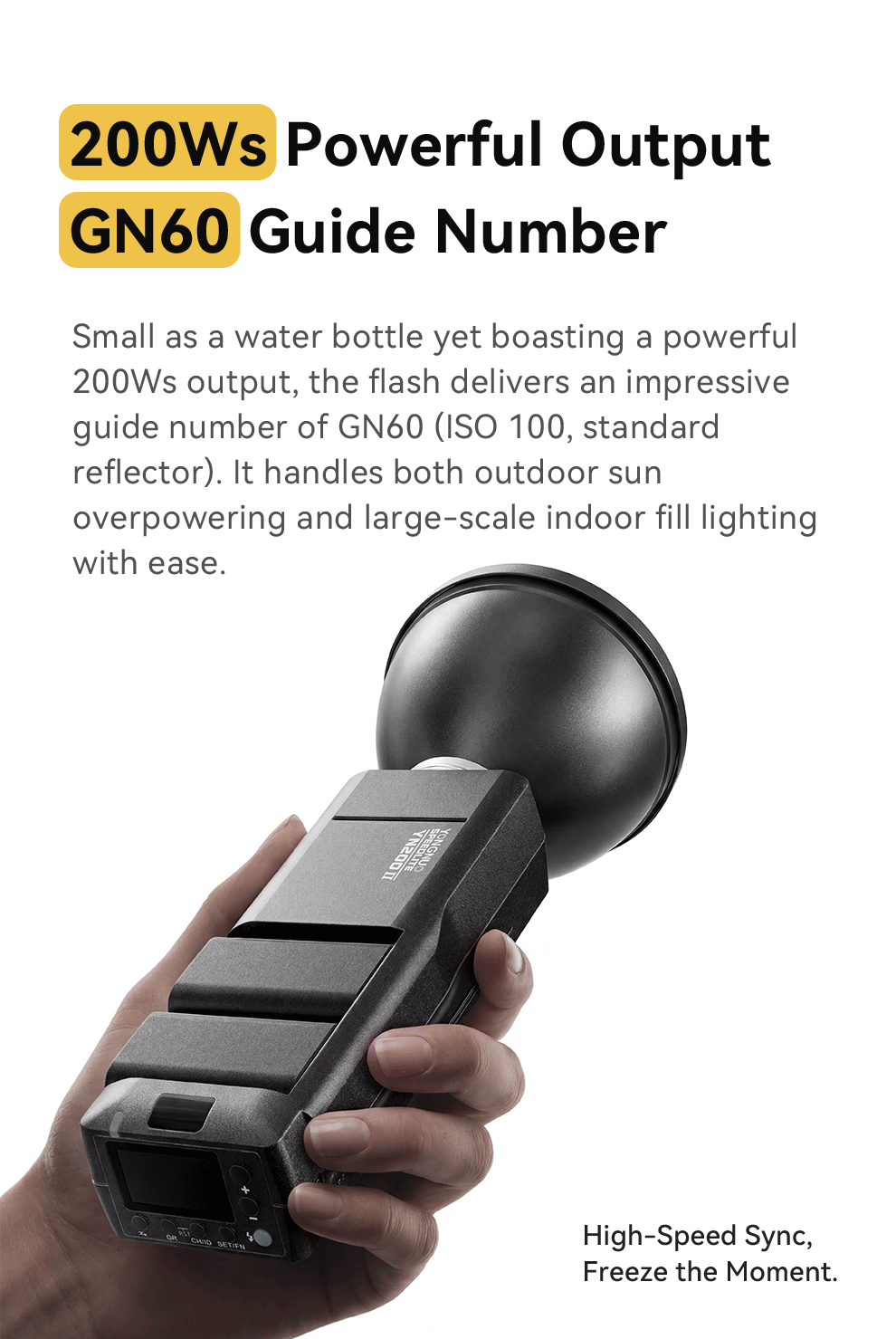 YONGNUO YN200II 2.4G ワイヤレススピード - Wireless Flash Trigger 2.4G のレビューと価格