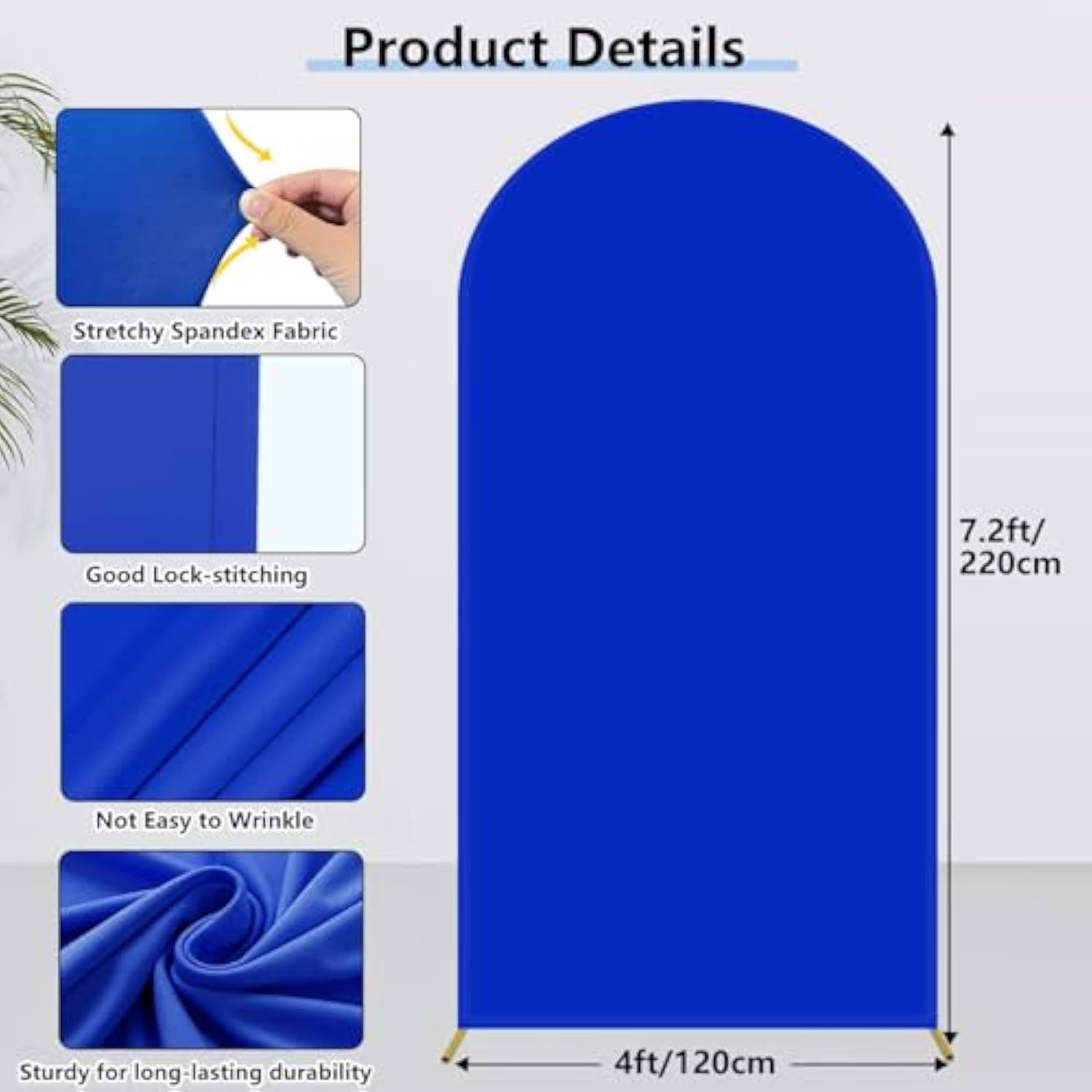 VIKAMA ブルーアーチカバー ウェディングバルーン 伸縮 - Photography Backdrop Stand Kit のレビューと価格