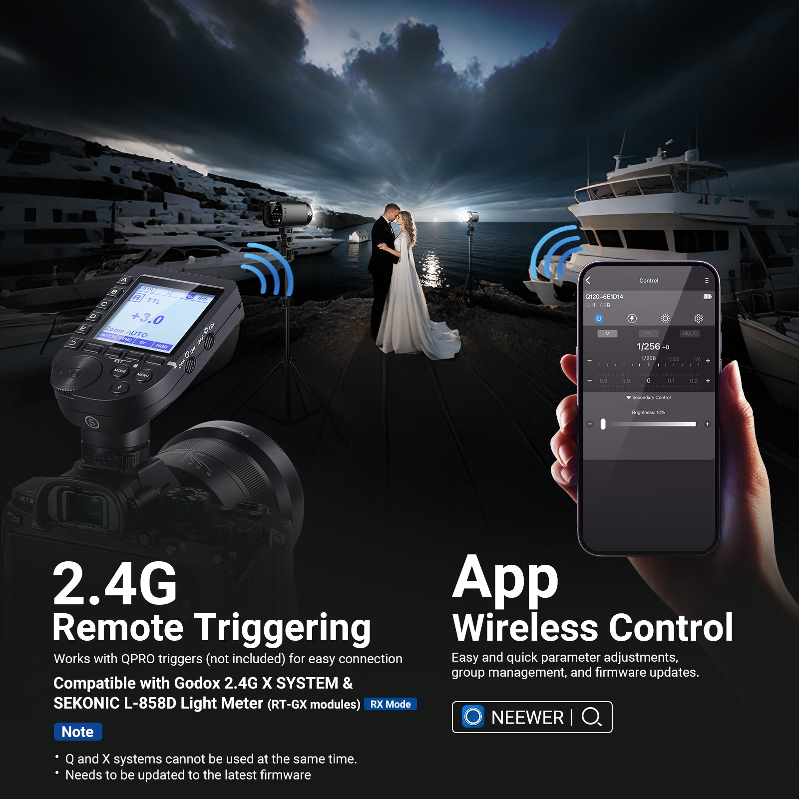 NEEWER 120Ws 2.4G TTL対応 屋外用ストロ - Studio Strobe Hss Ttl のレビューと価格