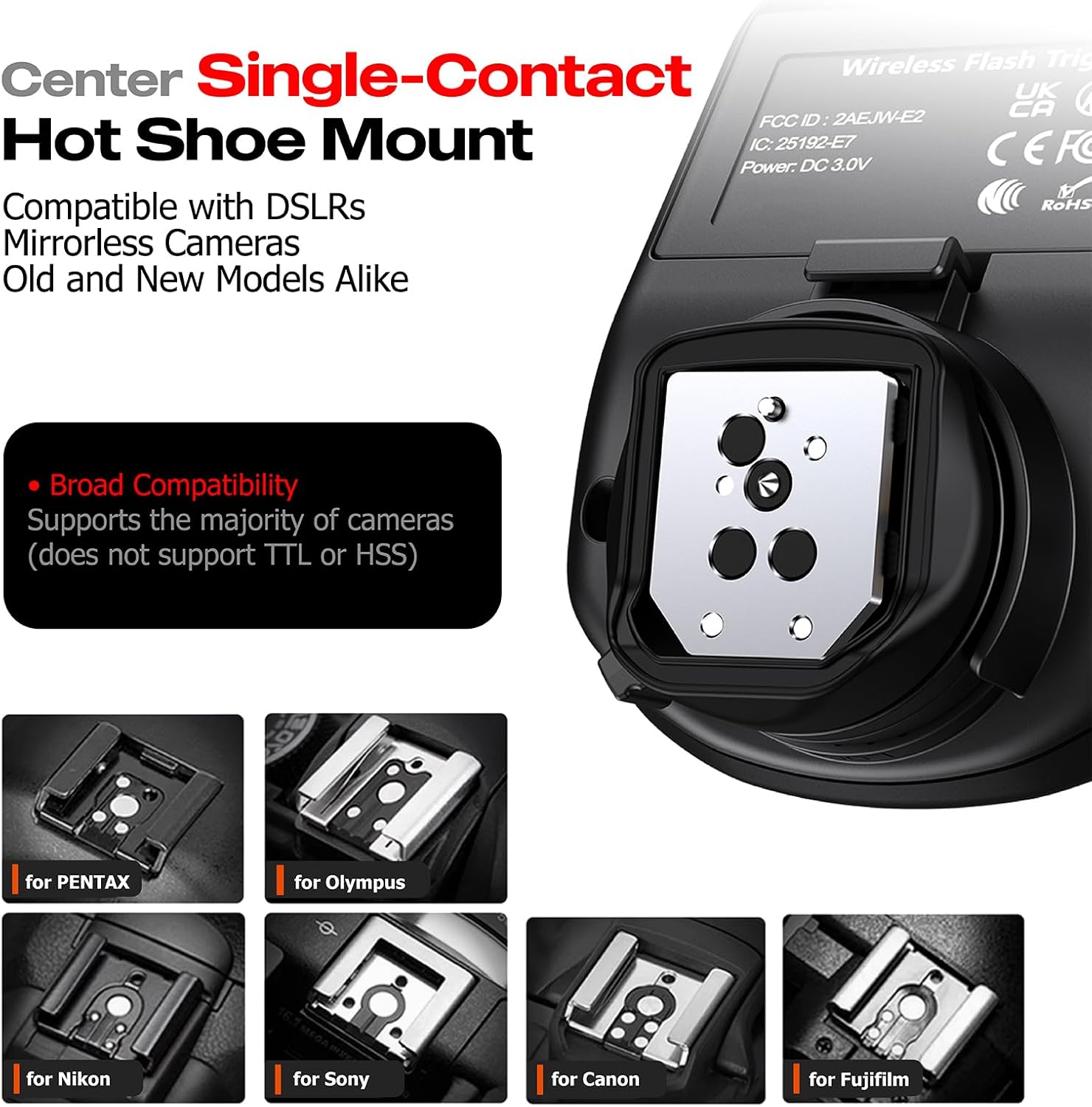 Godox & Flashpointフラッシュ用非TTL/H - Wireless Flash Trigger 2.4G のレビューと価格
