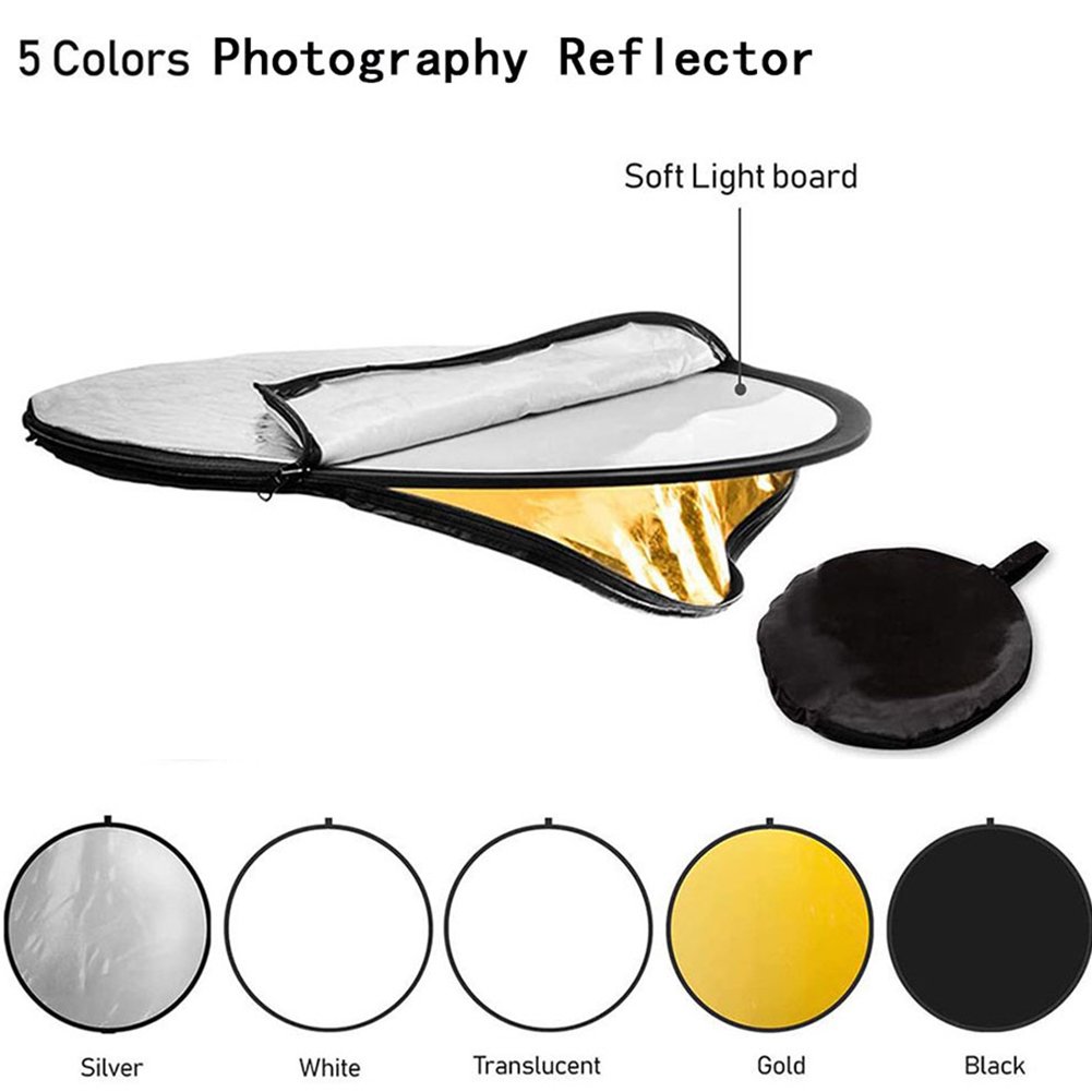 5-in-1 写真用リフレクターキット - スタジオ/You - Reflector 5 In 1 110Cm のレビューと価格