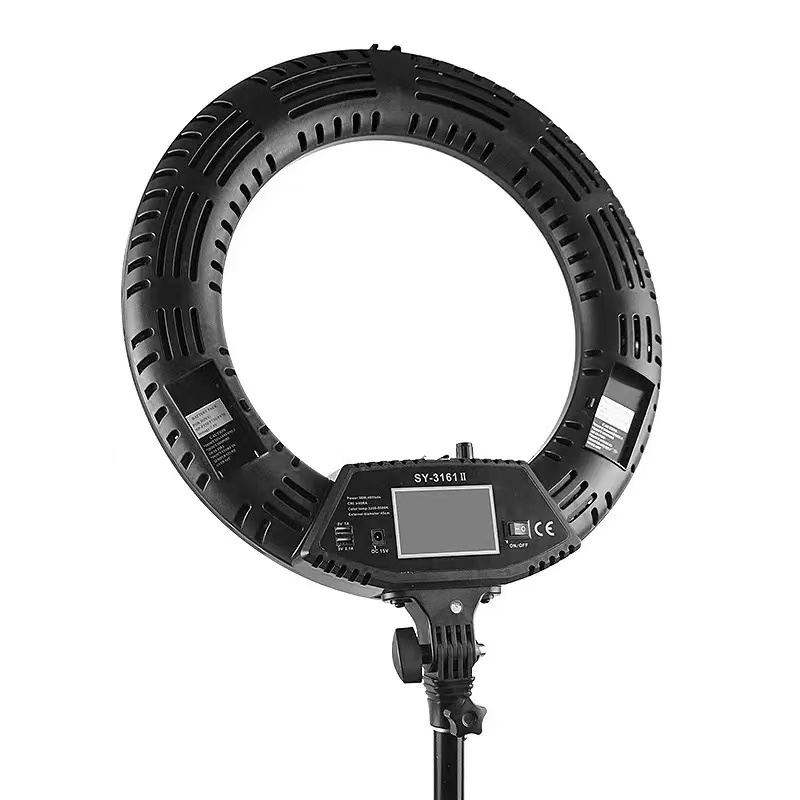 18インチリングライト 96W 3200-5500K CRI - Ring Light 18 Inch Studio のレビューと価格