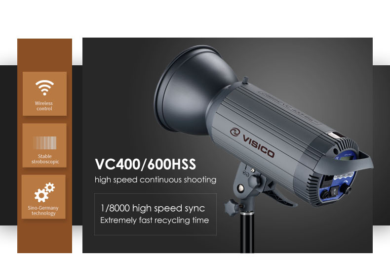 高速プロフェッショナルスタジオフラッシュ、ストロボ、写真機材 - Studio Strobe Light 600W のレビューと価格