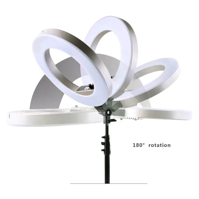 18インチ 55W 480 LED調整可能リングライト 55 - Ring Light 18 Inch Studio のレビューと価格