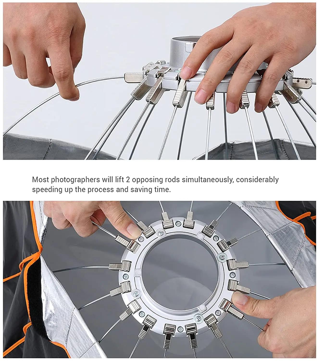 Godox QR-P70 70cm、P90 90cm、P12 - Softbox 120Cm Octagon のレビューと価格