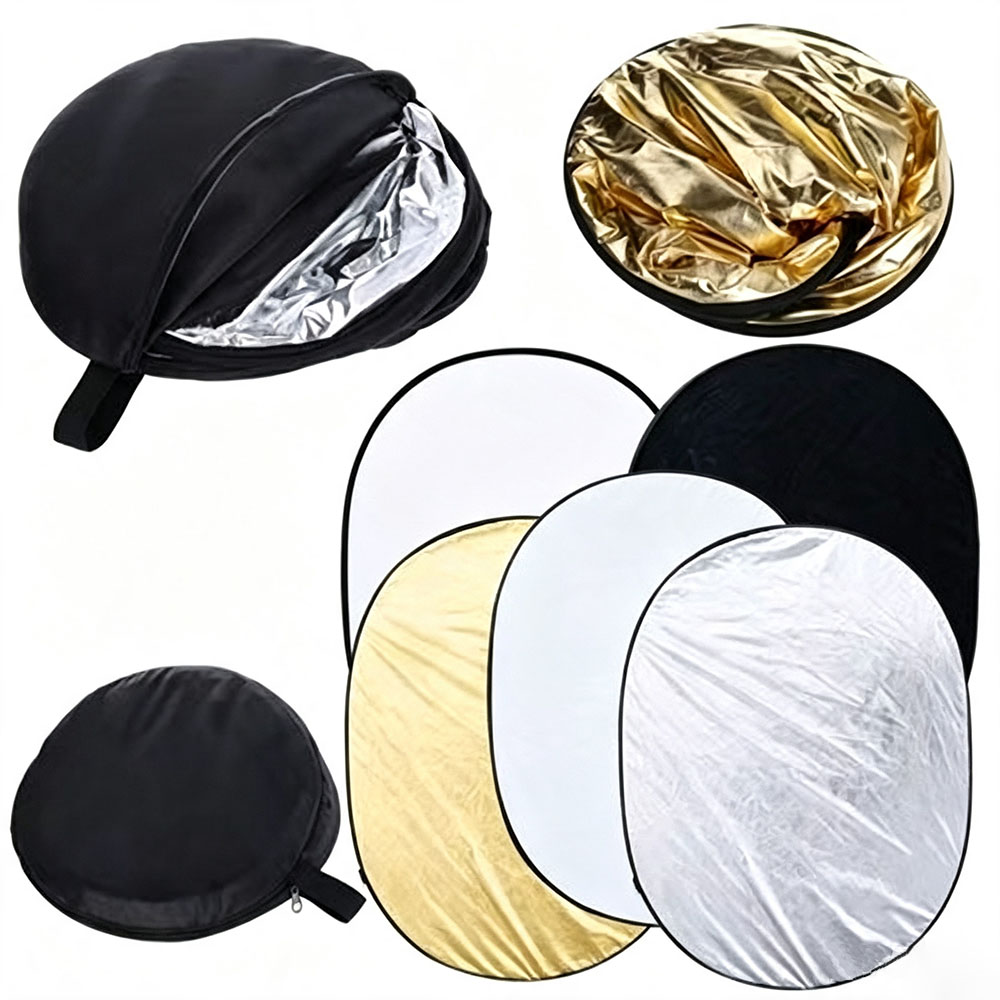 ポータブル 5 in 1 折りたたみ式写真撮影用リフレクター - Reflector 5 In 1 110Cm のレビューと価格