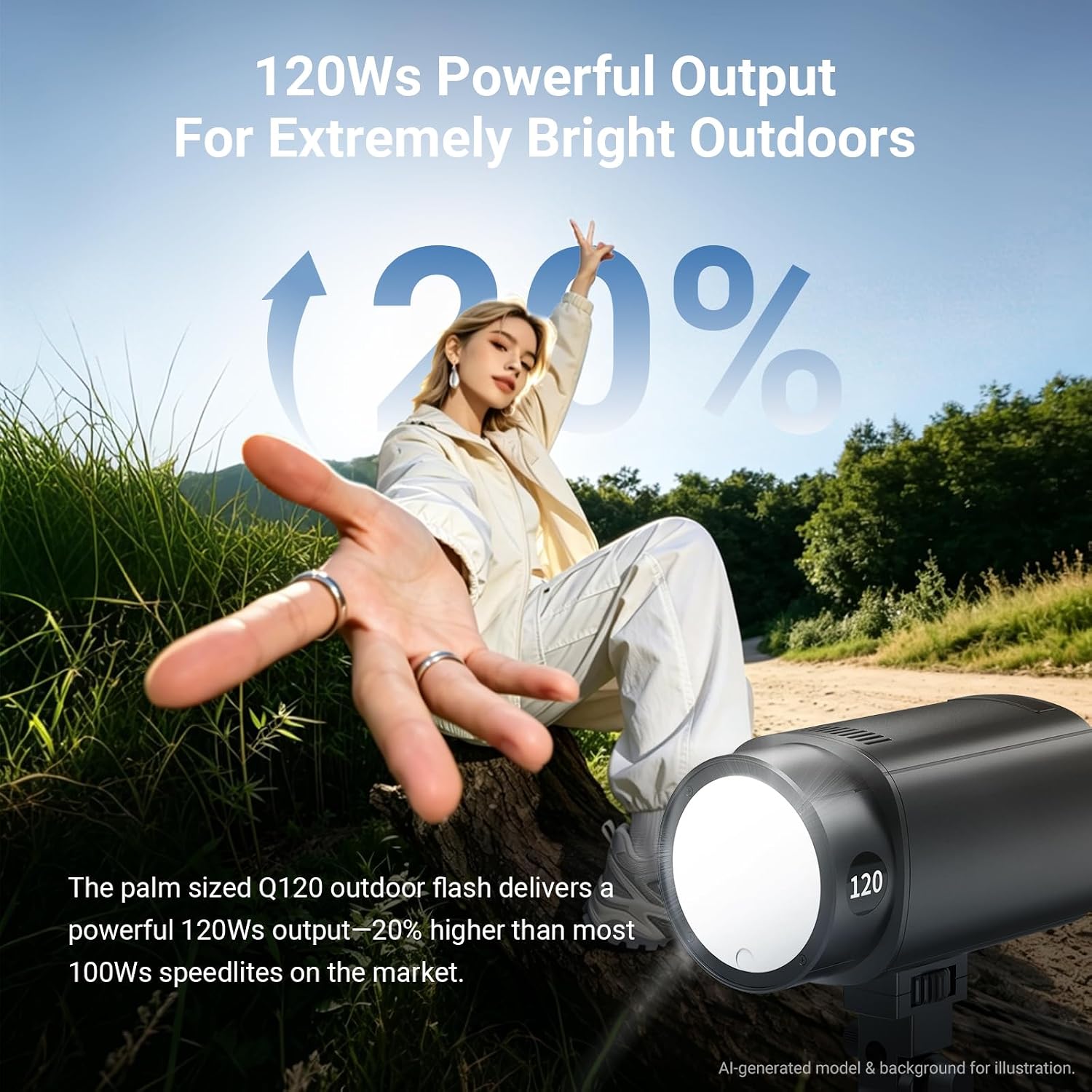 NEEWER Q120 120Ws 2.4G TTL屋外スト - Studio Strobe Hss Ttl のレビューと価格