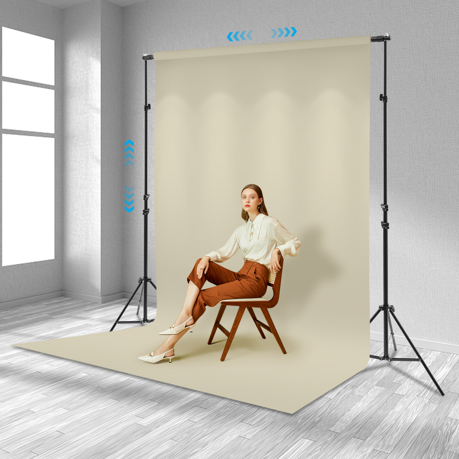 写真撮影用背景スタンドキット、スタジオ、結婚式、商品撮影用の - Photography Backdrop Stand Kit のレビューと価格