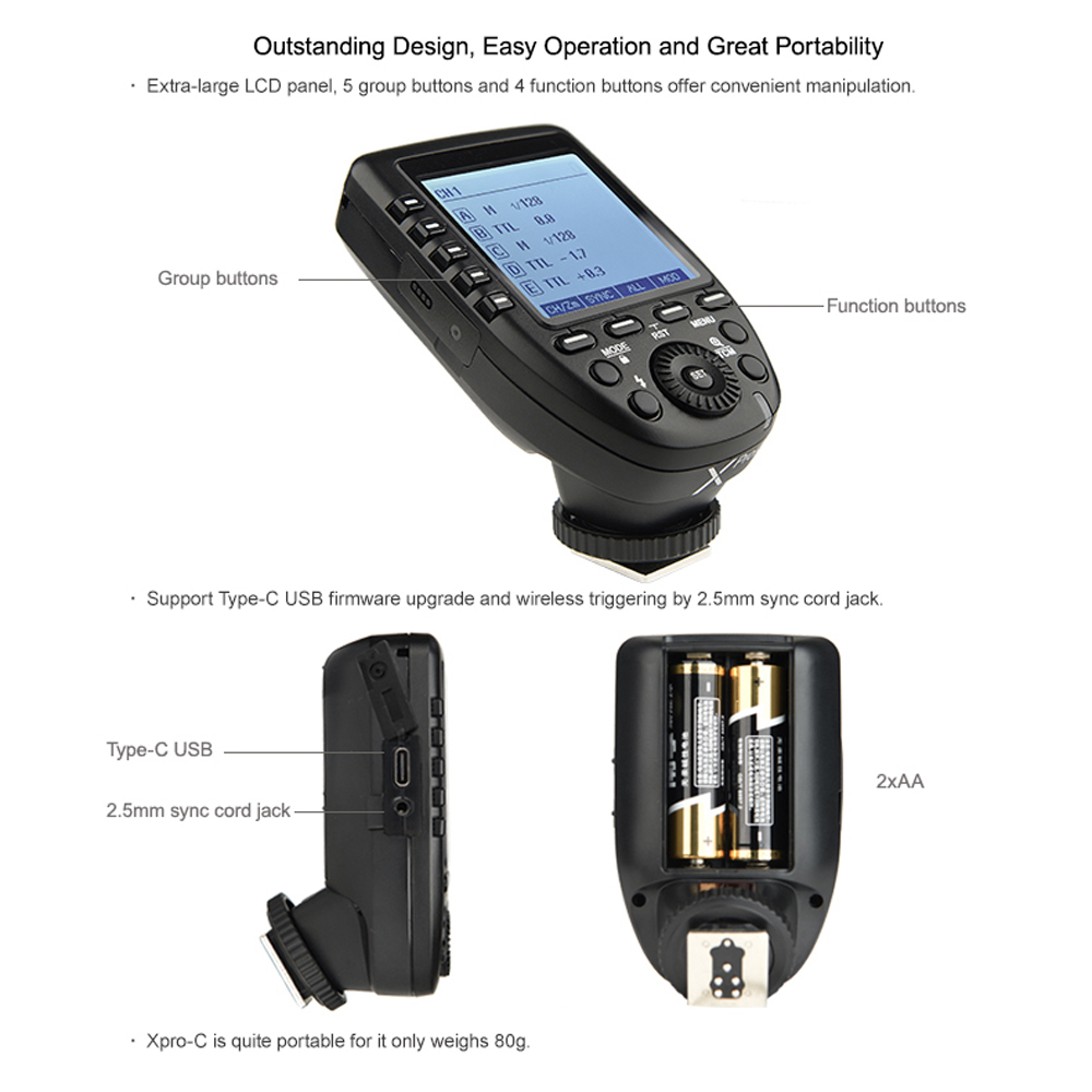 ワイヤレスフラッシュトリガー 2.4G ワイヤレスXシステム - Wireless Flash Trigger 2.4G のレビューと価格
