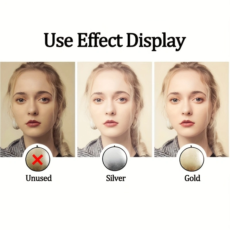 5 in 1 ラウンドリフレクター折りたたみ式写真補助光バッ - Reflector 5 In 1 110Cm のレビューと価格