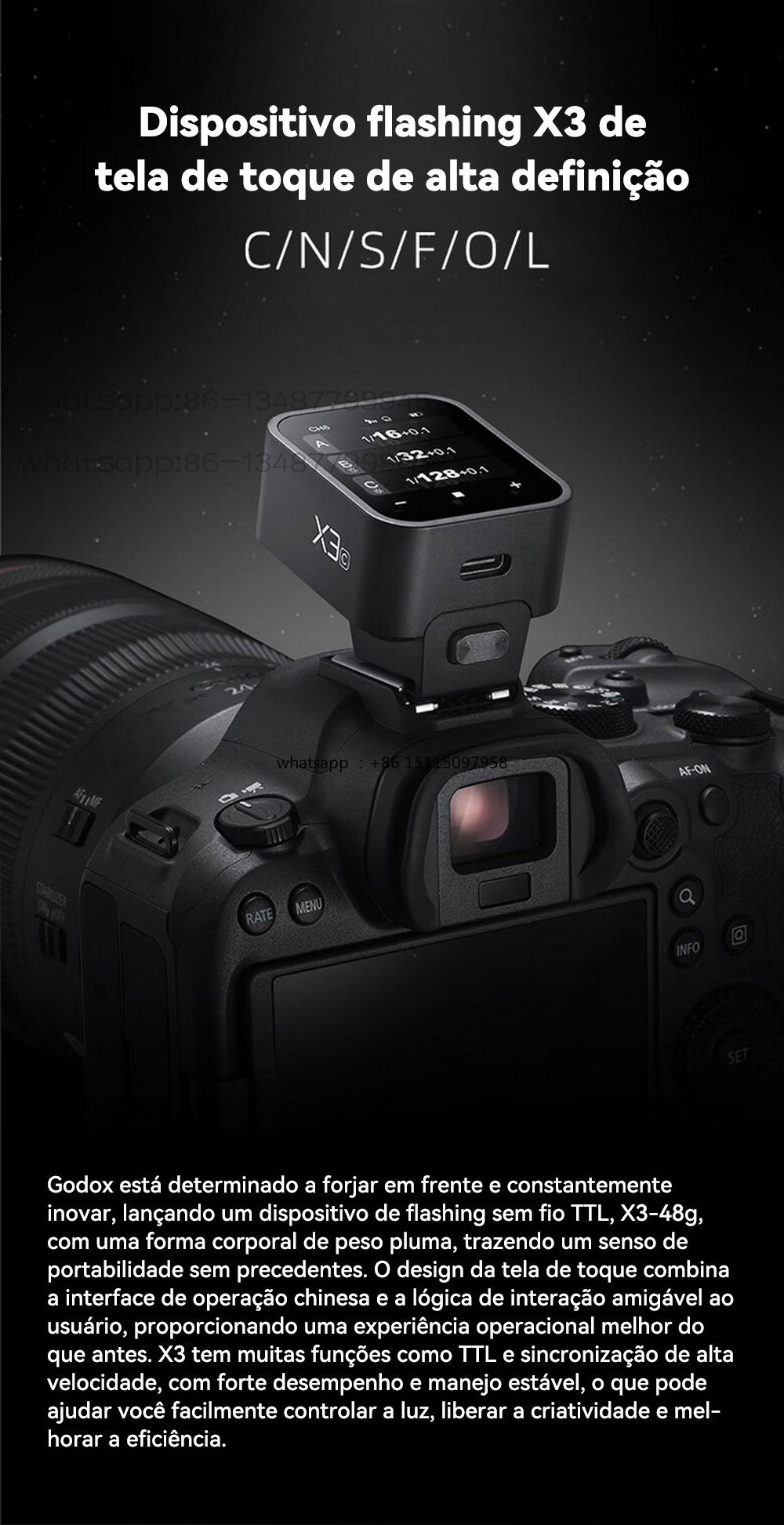 Godox X3 TTL HSS 2.4G ワイヤレスフラッ - Wireless Flash Trigger 2.4G のレビューと価格