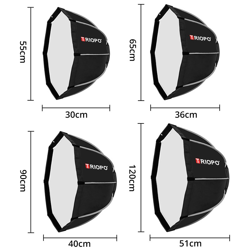 Triopo K2 120cm 90cm 65cm 55cm - Softbox 120Cm Octagon のレビューと価格