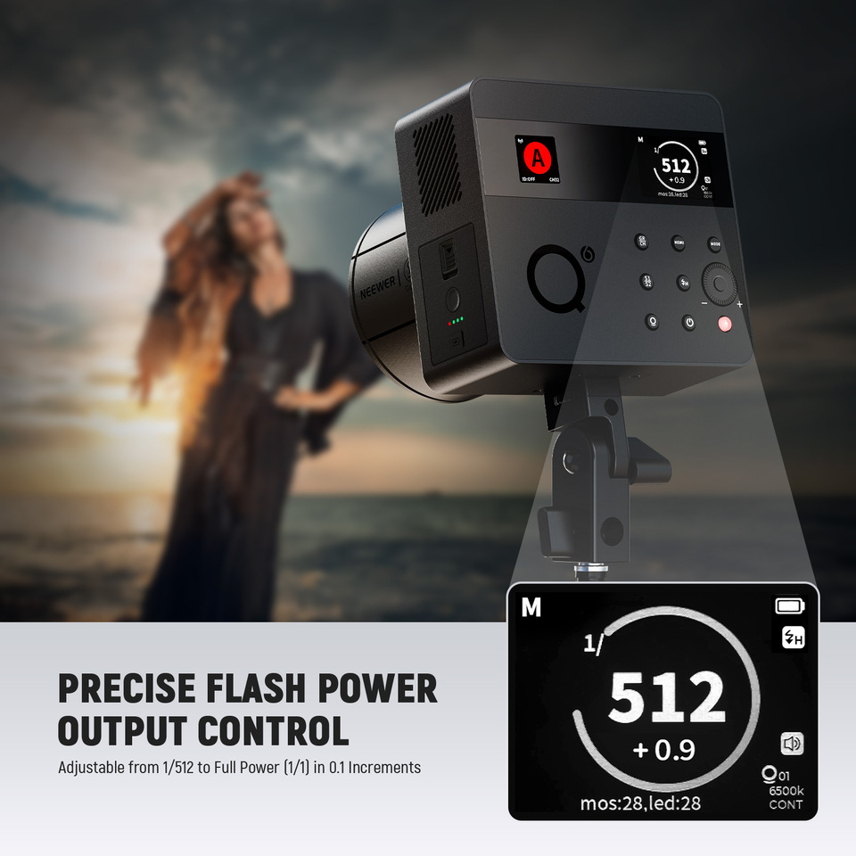 Q6 600Ws 2.4G TTL屋外スタジオフラッシュアプ - Studio Strobe Hss Ttl のレビューと価格